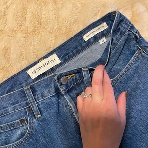 Aritzia Denim Forum, Classic Blue Wide Leg Jeans